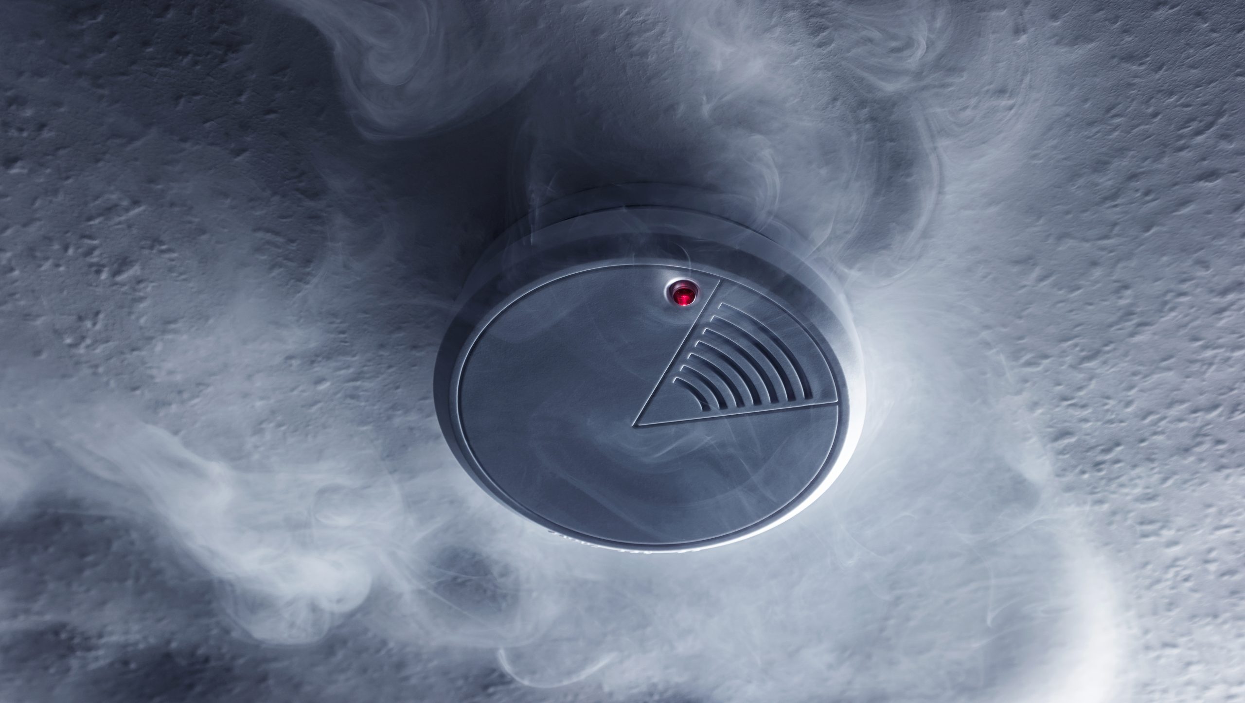Fire alarm will be triggered with a smoke detector